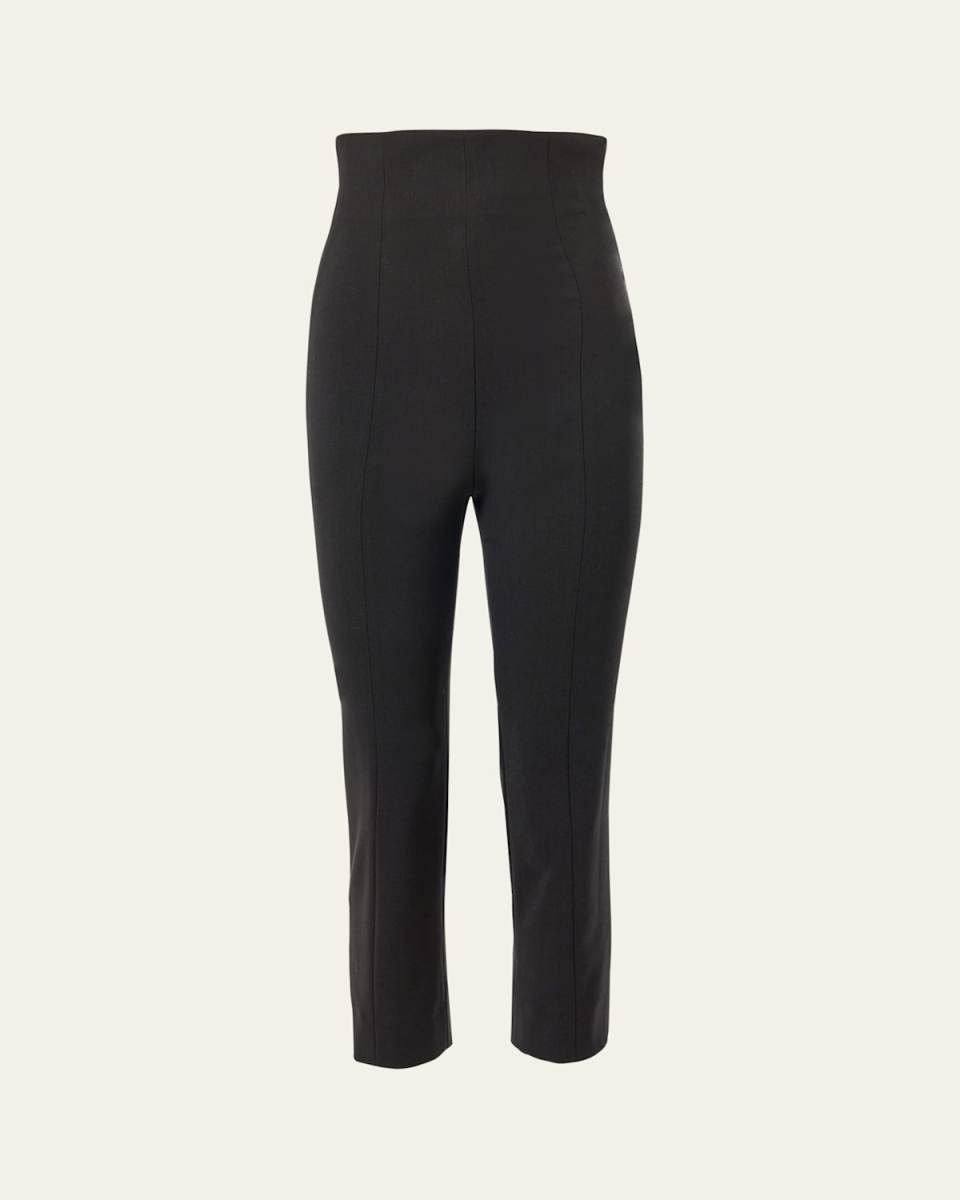 High-Rise Skinny-Leg Capri Pants